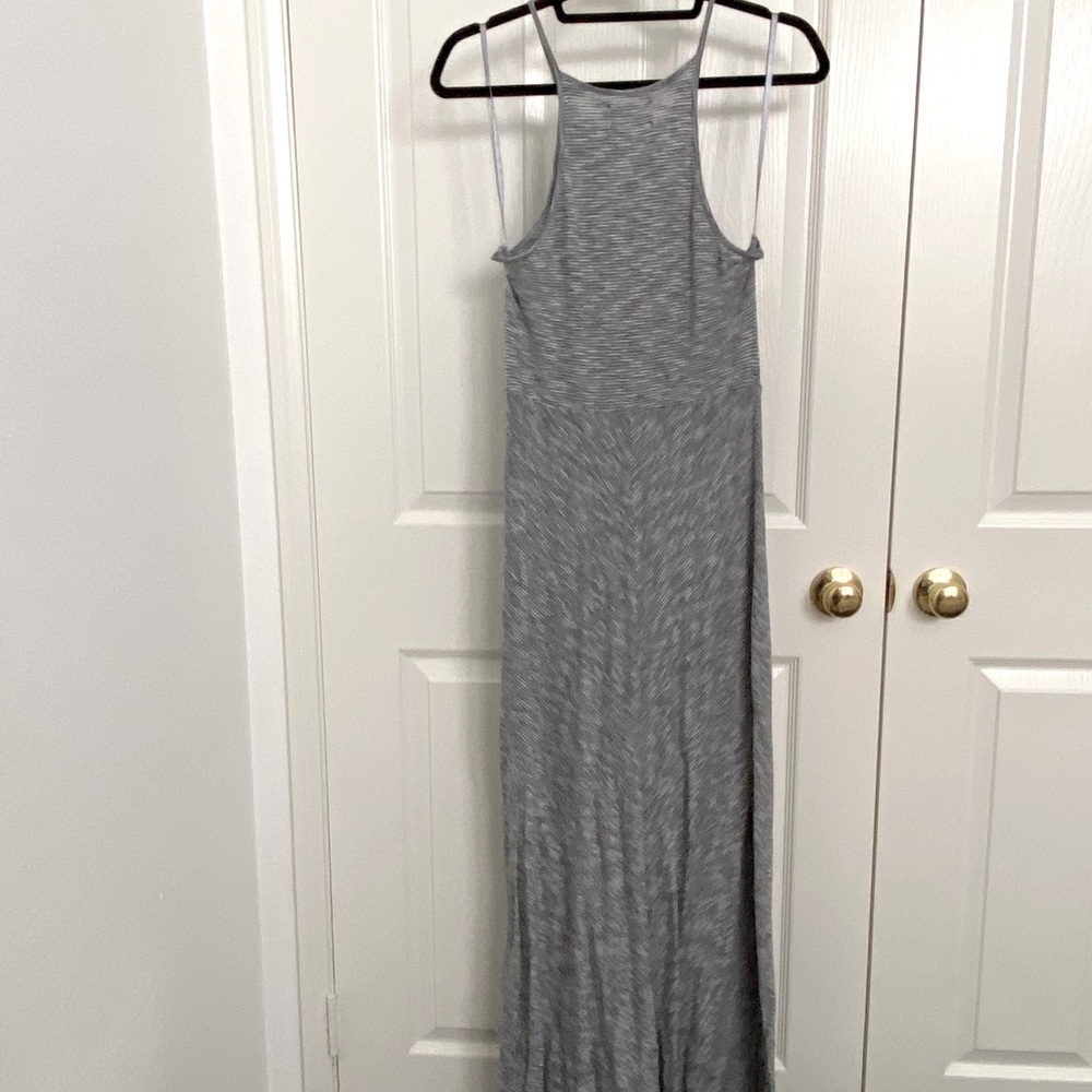 Lou & Grey Halter Style Tank Knit Long Dress